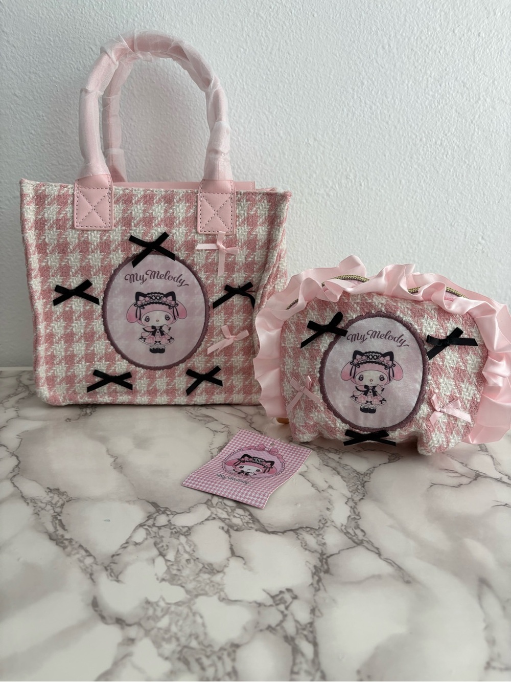 MyMelody Tote & Pouch Set